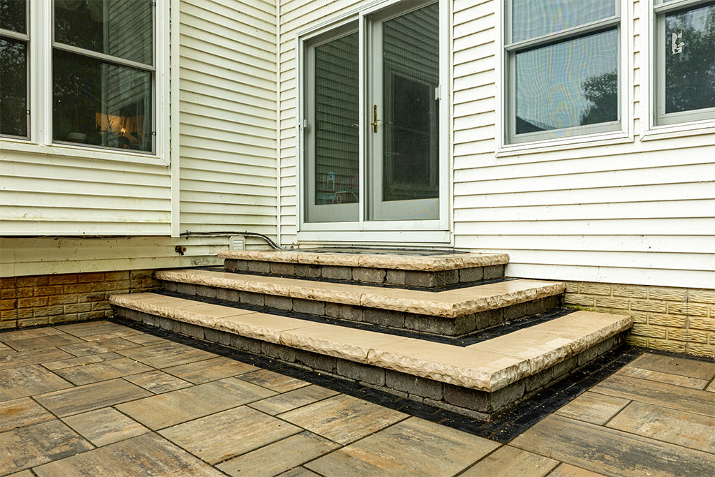 Expansive Paver Patio and Firepit in Milford